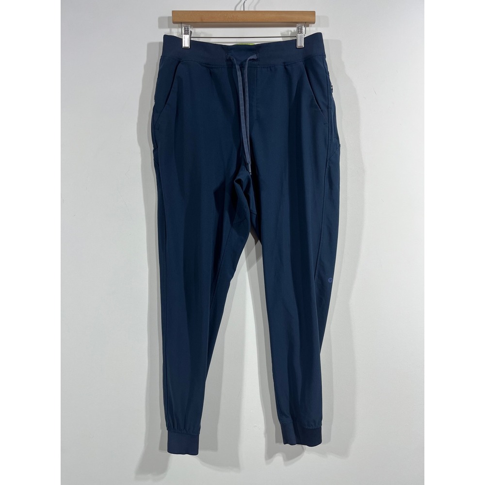 Birddogs Mens Athleisure Performance Joggers Navy Athletic Pants XL Casual Gym